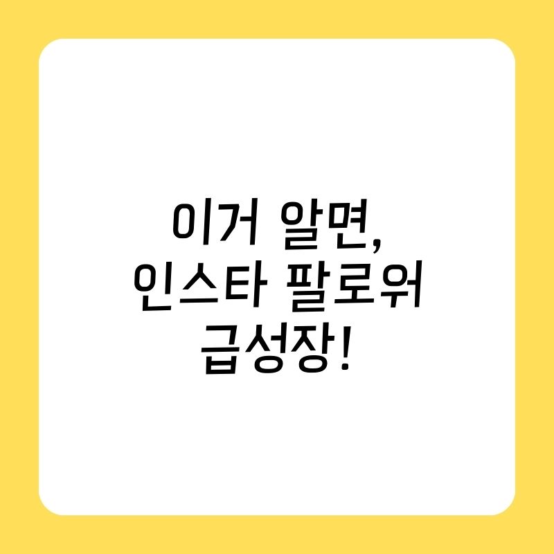 인스타 팔로워 늘리기 (망한계정에서 500명까지) 원리 공개!