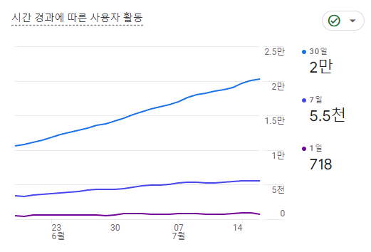 네이버 웹사이트 상위노출 방법! 구글아날리틱스 실적