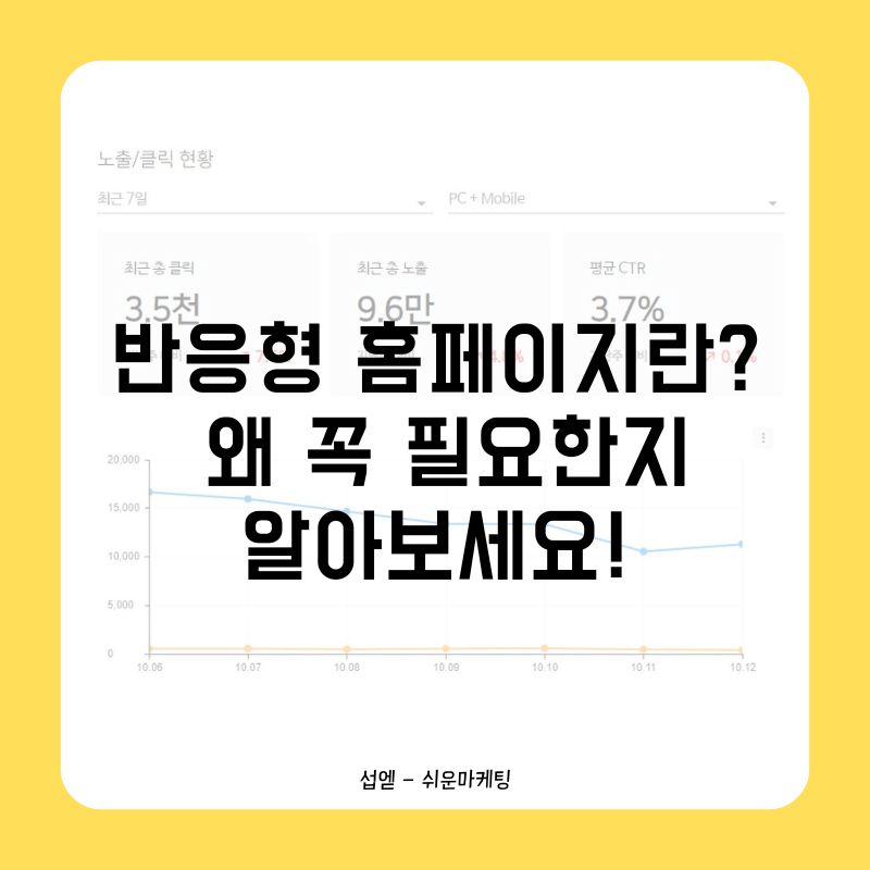 반응형 홈페이지란 왜 꼭 필요한지 알아보세요