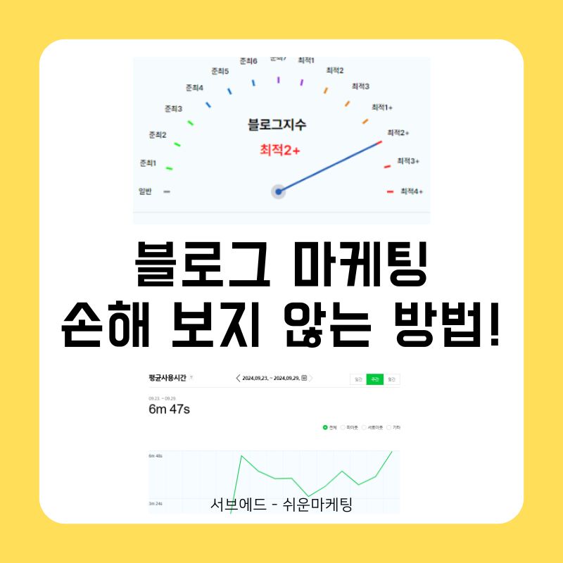 블로그 마케팅, 손해 보지 않는 방법!