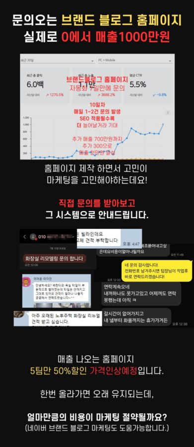 반응형 홈페이지 제작 단가표, 비용절감 비밀 공개! 3 SNS 후기 상세 5 1