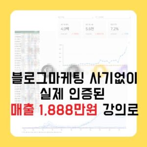 블로그마케팅, 사기 없이 추가매출 1,888만 원 만든 비결! (1)