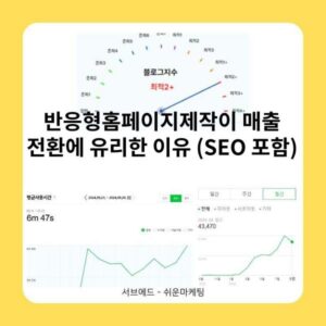 반응형홈페이지제작이 매출 전환에 유리한 이유 (SEO 포함)