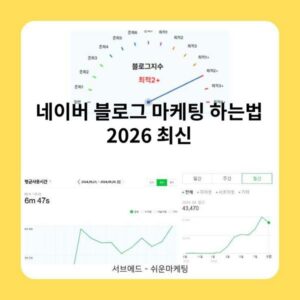 네이버 블로그 마케팅 하는법 2026 최신